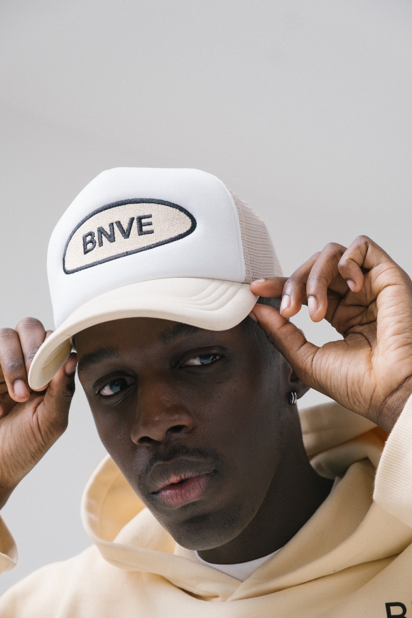 BNVE Trucker Cap Cream