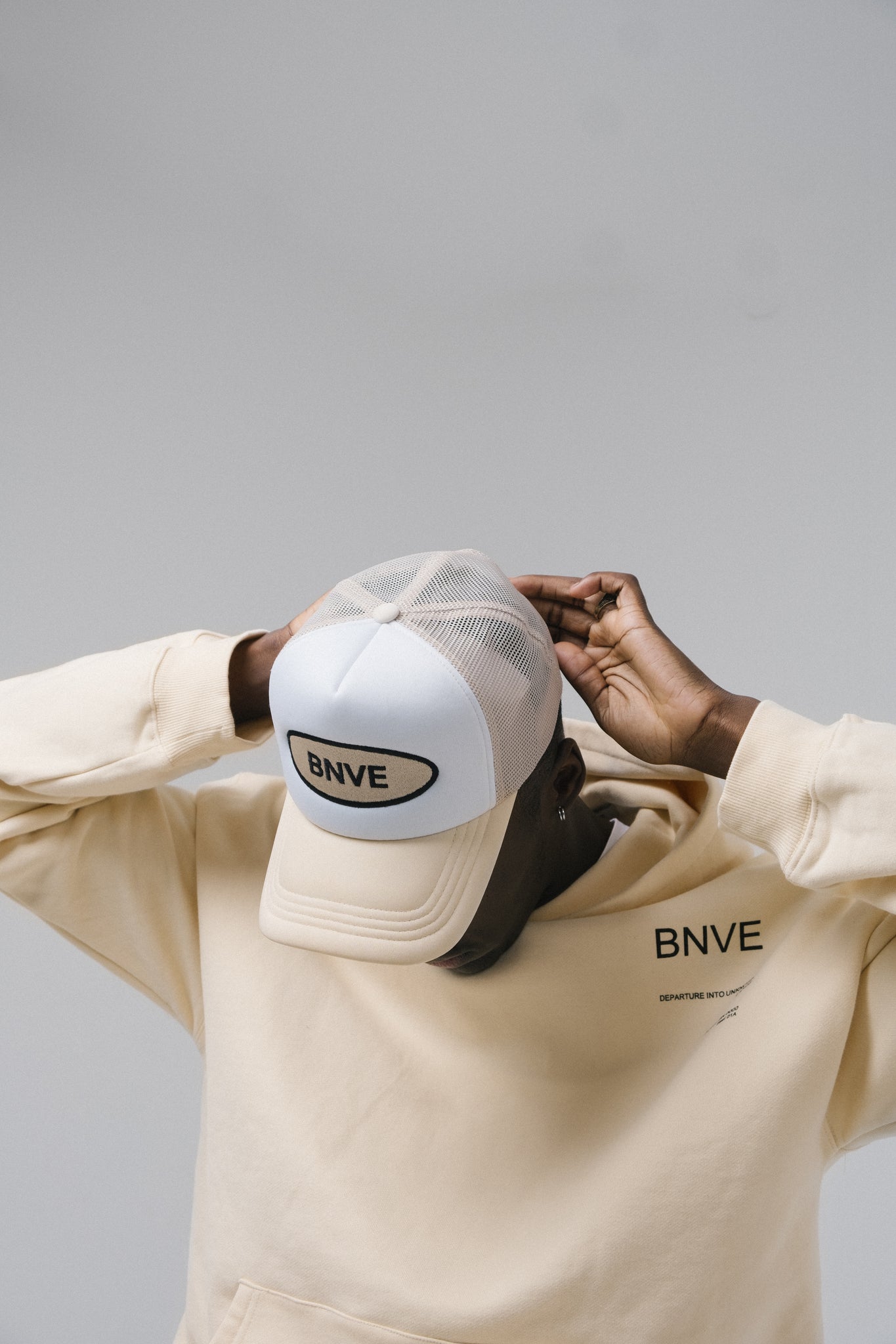 BNVE Trucker Cap Cream