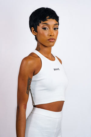 BNVE Crop Top White