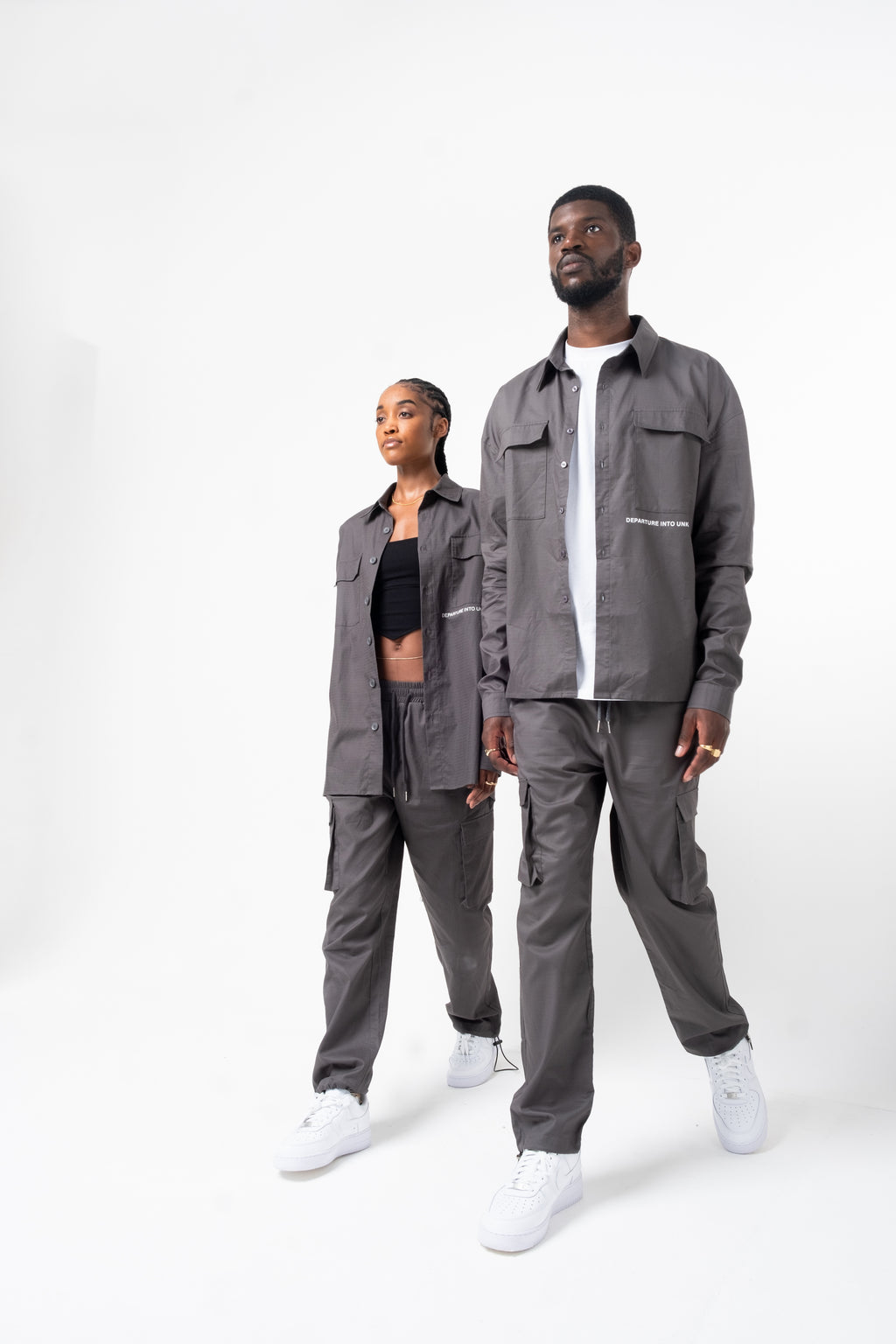 D.I.U.L Shirt & Cargo Pants Set